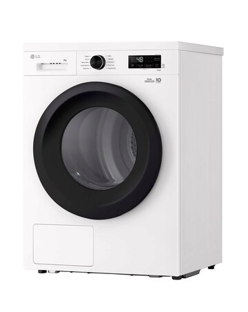 LG X 10 RHX1009NWK 9kg Heat Pump Tumble Dryer - White + Install