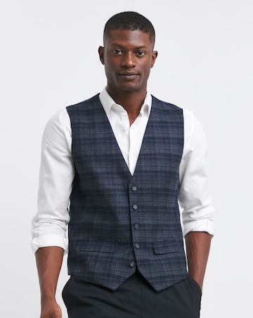 Warm Handle Check Waistcoat