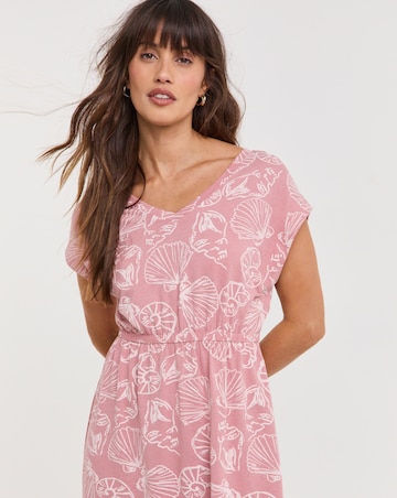 JD Williams (2 Pack) Value Maxi Nighties Shell Print