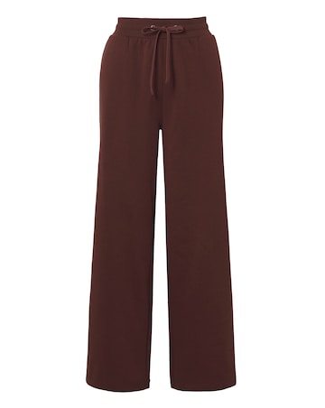 Chocolate Wide Leg Joggers