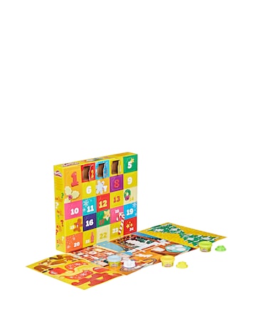 Play-Doh Holiday Advent Calendar, 24 Days of Surprise Toys for Kids 3+