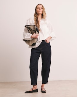 Anthology Indigo Barrel Leg Jeans