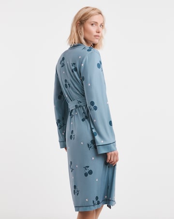 Pretty Secrets Cherry Print Supersoft Dressing Gown