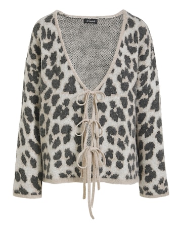 Animal Print Cardigan