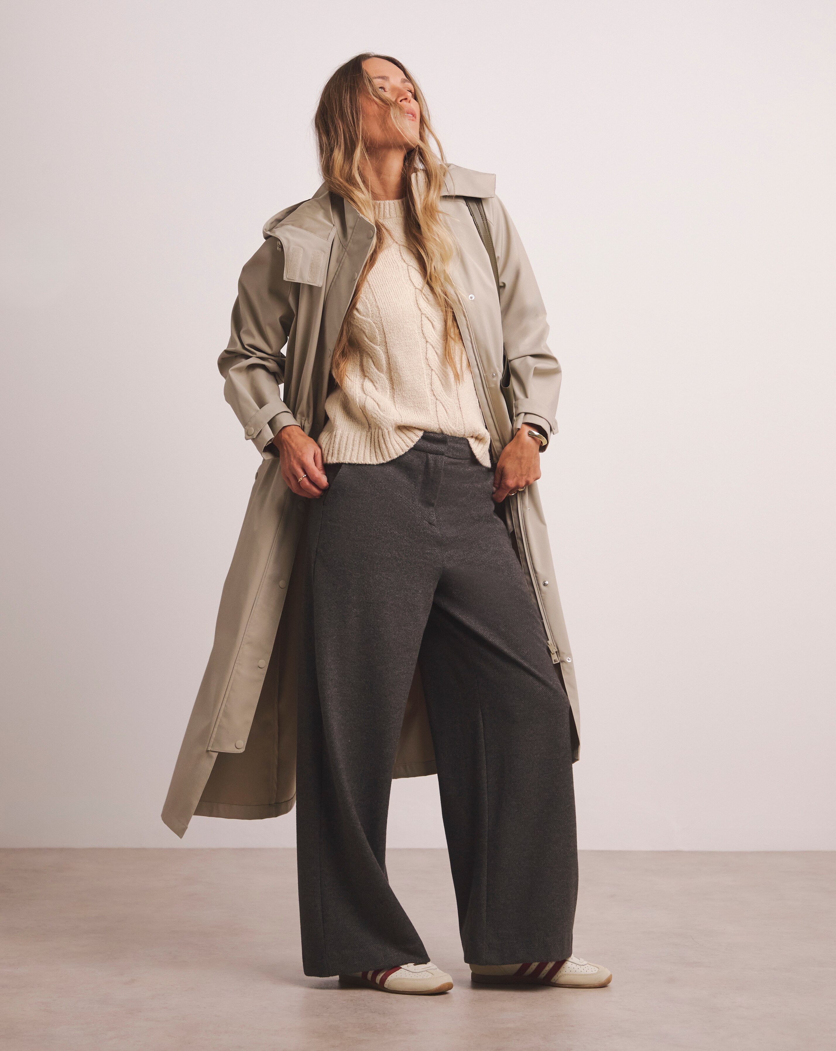 Anthology Neutral Longline Raincoat