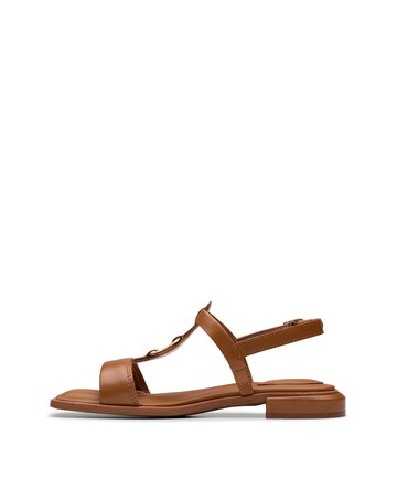 Clarks Tan Ariany Sling Leather Sandal Standard Fit