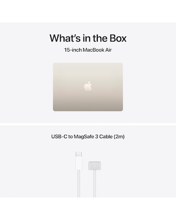 Apple MacBook Air (M5, 2026) 15in 10-core CPU 10-core GPU 16GB 512GB - Starlight