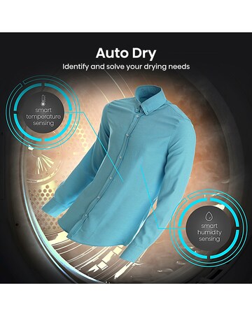 Hisense 3S Series DH3S802BB3 WiFi-enabled 8kg Heat Pump Tumble Dryer - Black