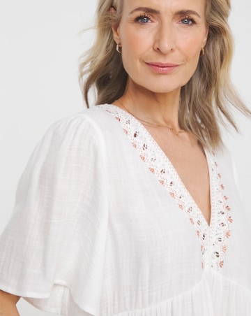 Julipa Embroidered Cotton Blouse