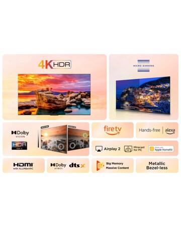 TCL 65In 65PF650K LED 4K HDR PRO Smart Fire TV with Freely