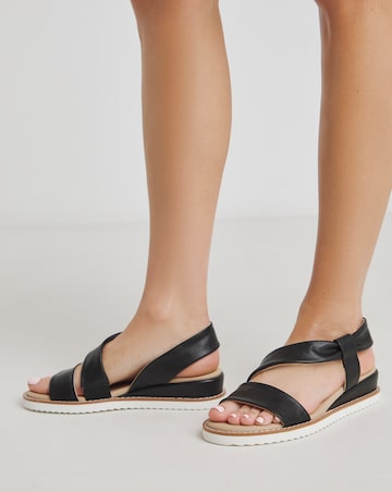 Spritz Comfort Wedge Sandals - Wide Fit (E)