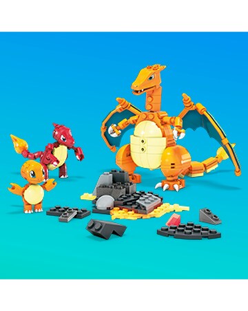 Mega Construx Pokemon Charmander Evolution Set