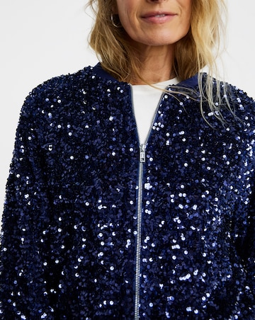 Sequin Bomber