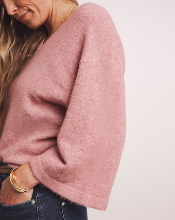 Anthology V Neck Half Sleeve Jumper