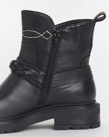 Joe Browns Leather Ankle Boot EEE Fit