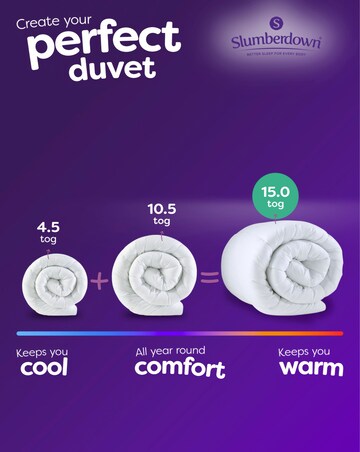 Slumberdown Anti Allergy All Seasons 15 Tog Duvet