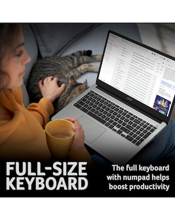 Acer Chromebook 315 - 15.6in FHD Intel Celeron N4500 8GB 128GB