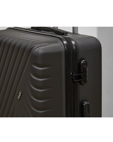 Rock Santiago 3pc Suitcase Set - Black