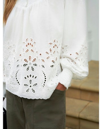 Ro&Zo Cut Out Detail Blouse