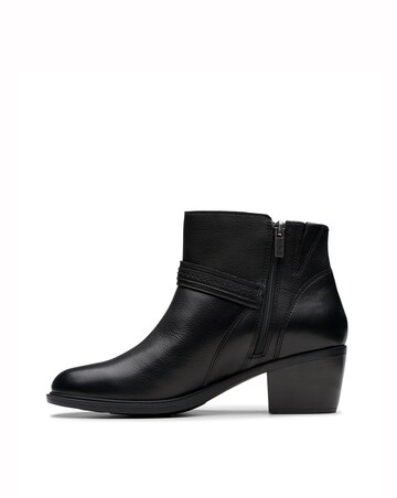 Clarks Neva Buckle Leather Boot