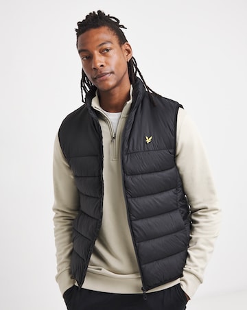 Lyle & Scott Wadded Gilet - Black