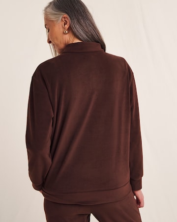 Julipa Jersey Cord Henley Sweatshirt