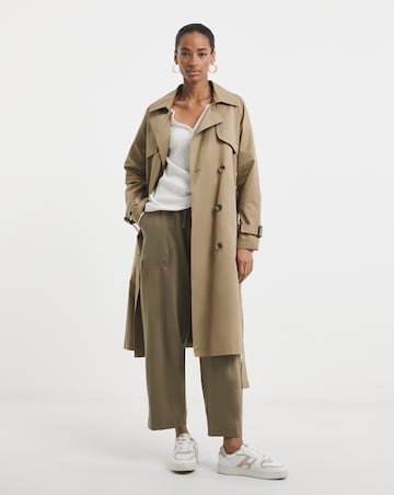 Pure Cotton Henley Button Front Long Sleeve Top