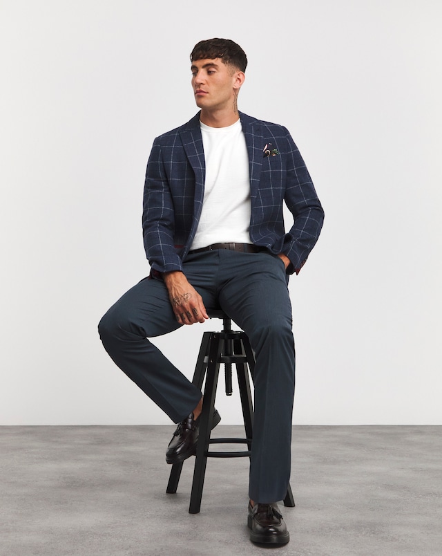Joe Browns Check It Out Blazer - Navy