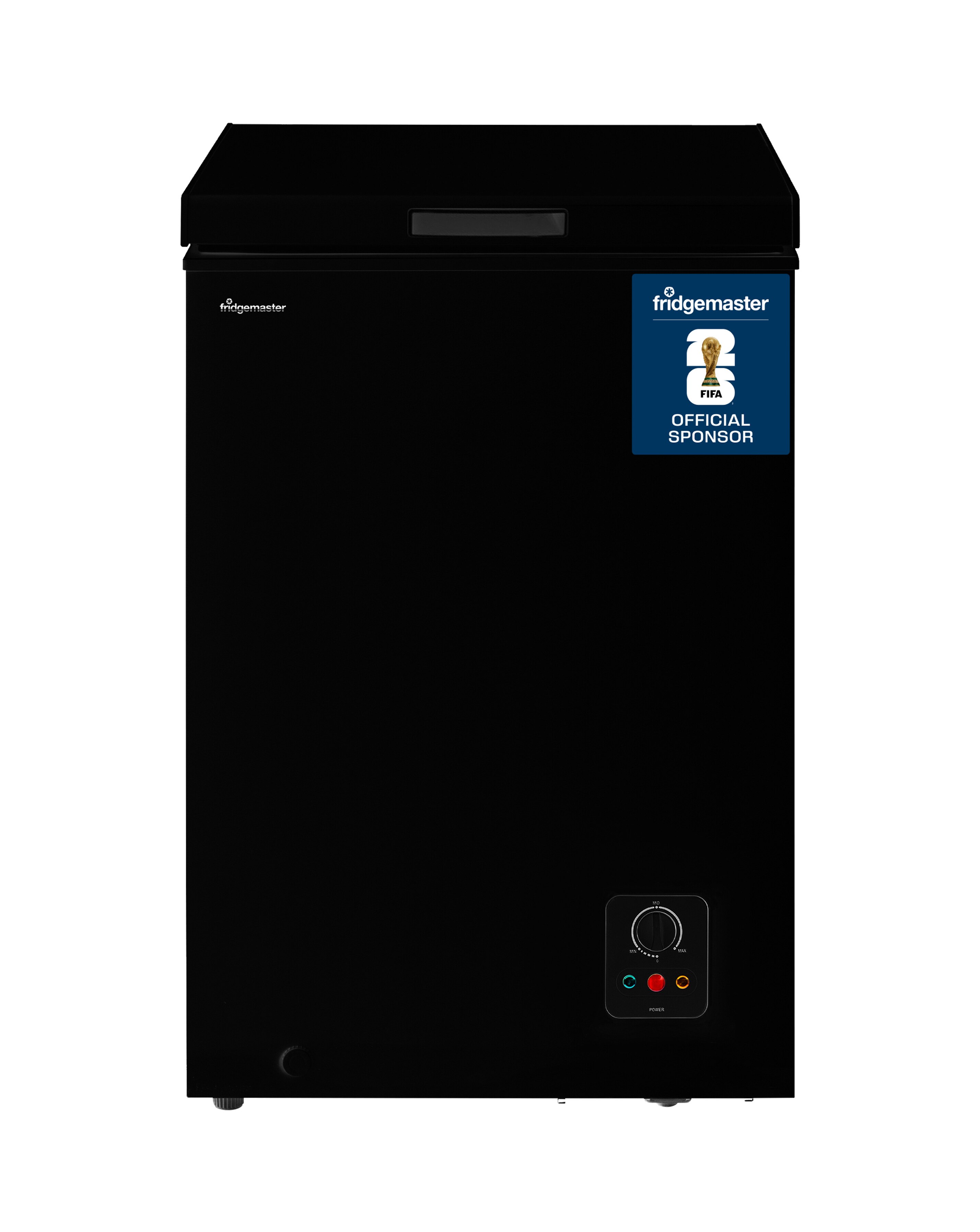 Fridgemaster MCF96EB 96L Chest Freezer - Black E Rated