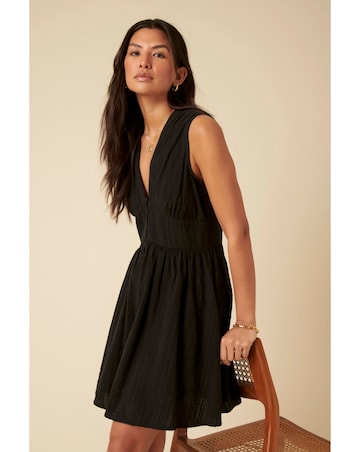 Nobody's Child Sleeveless Starlight Mini Dress Plain