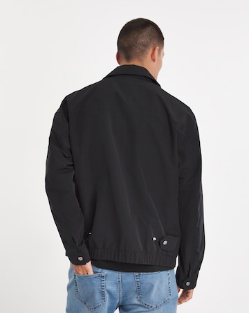 BOSS Logo Bomber Jacket Black