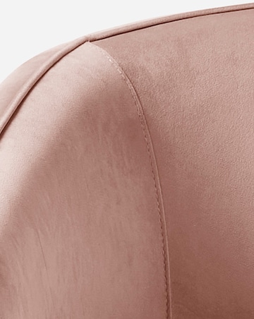 Siena Curved Velvet Accent Chair