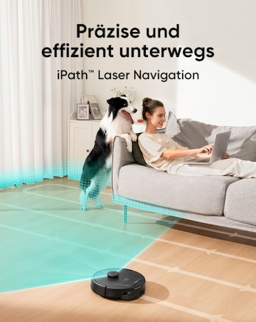 eufy RoboVac L60 SES Hybrid Cordless Vacuum Cleaner- Self Empty Docking Station