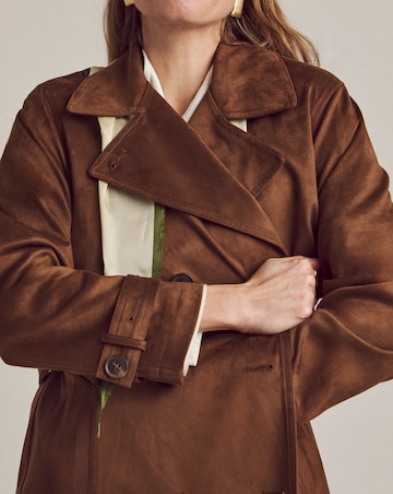 Anthology Suedette Trench Coat
