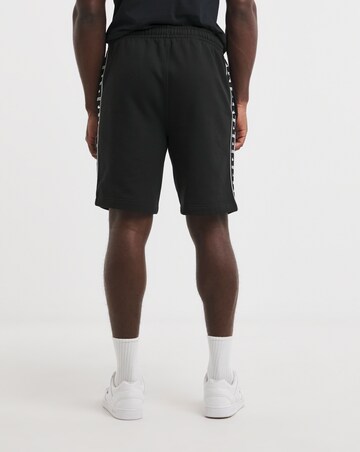 Lacoste Black Taped Logo Sweatshorts