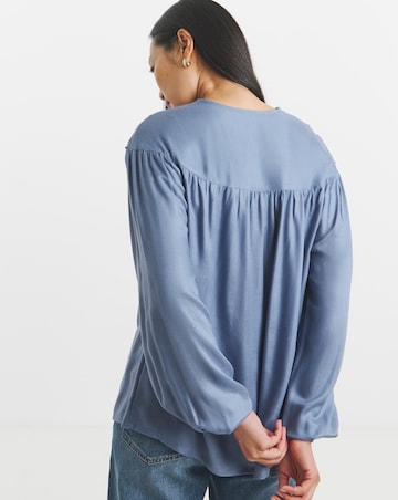 Broderie Yoke Blouse