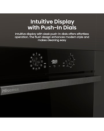 Hisense Hi2 Built In Electric Plug & Play Oven - Black