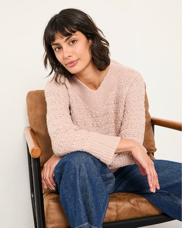 FatFace Stella V Neck Jumper