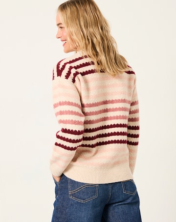 FatFace Solange Stripe Crew Jumper