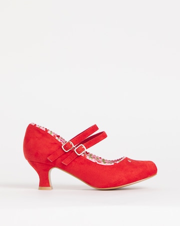 Joe Browns Red Cherry Mary Jane -Extra Wide Fit (EEE)