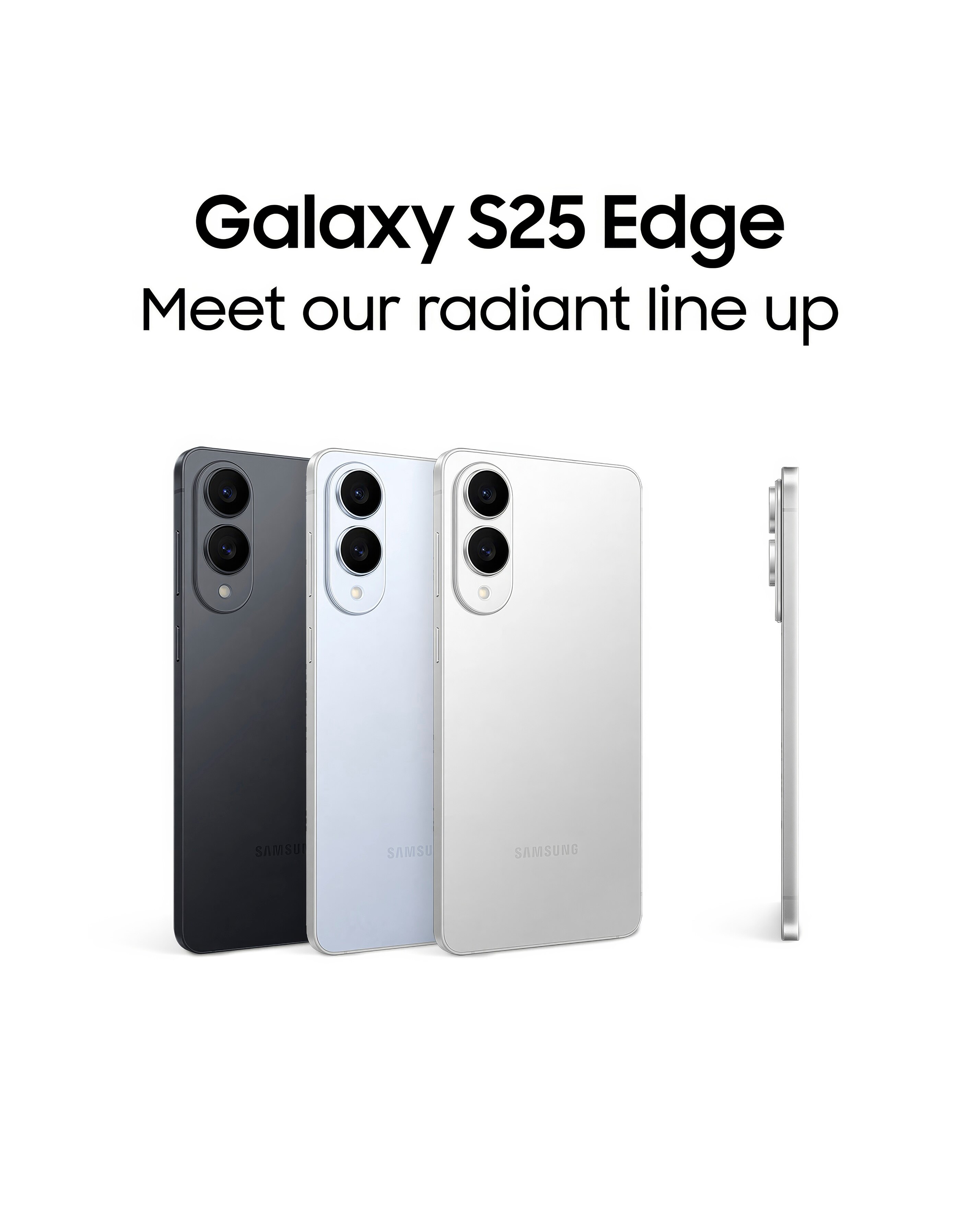 Samsung Galaxy S25 Edge 512GB - Titanium Silver | JD Williams