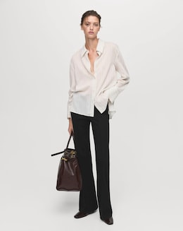 Mango Relaxed Flare Leggings