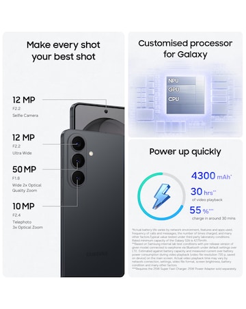 Samsung Galaxy S26 256GB - Black