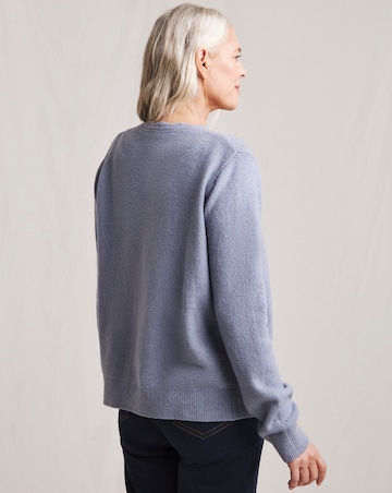 Julipa Pointelle Soft Wool Cardigan