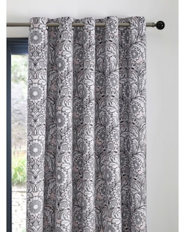 Laurence Llewelyn Bowen Romilly Velvet Eyelet Curtain