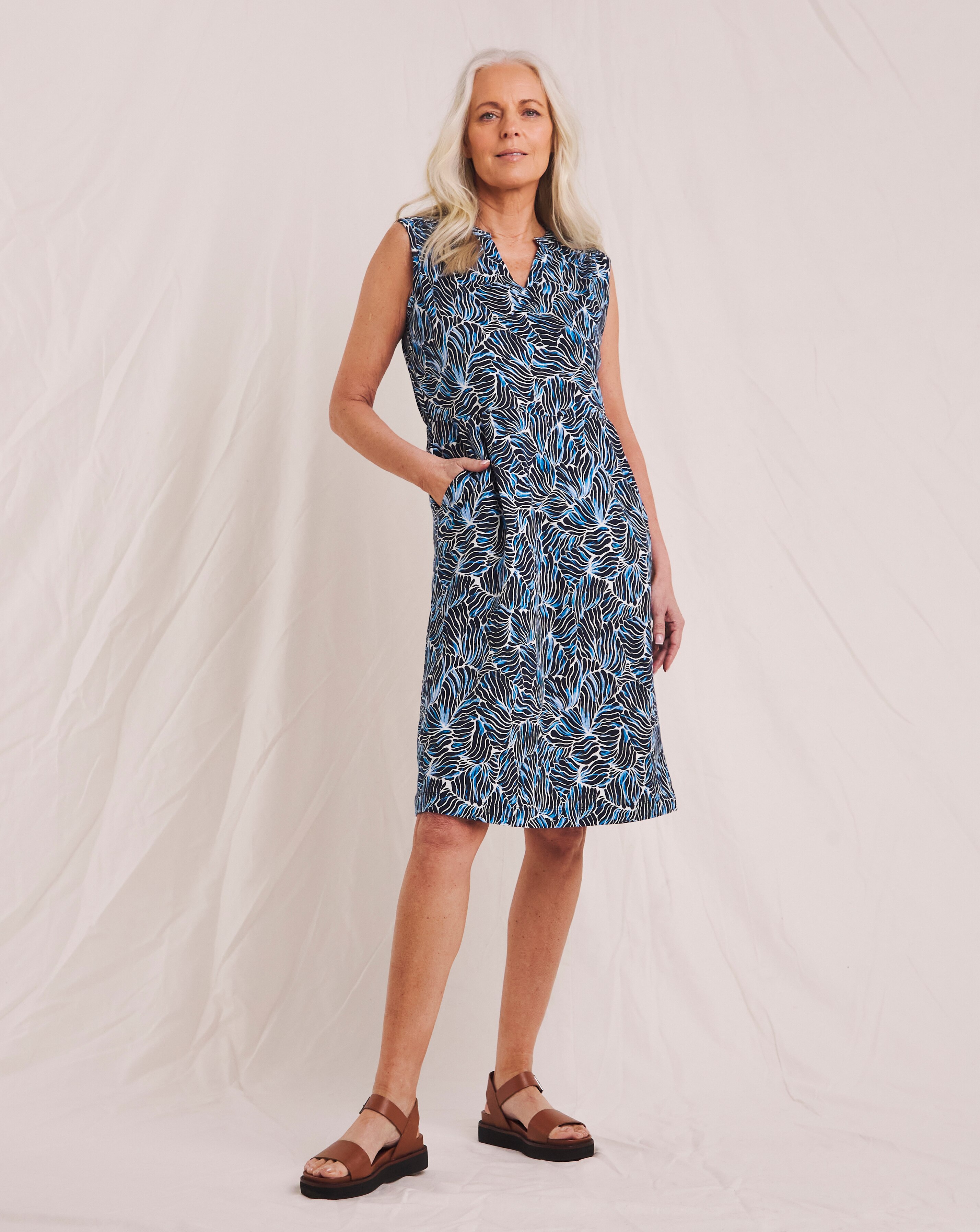Julipa Pure Cotton Printed Shift Dress