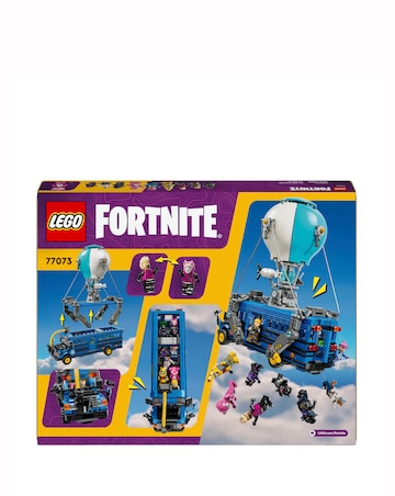 LEGO Fortnite Battle Bus Collectible Video Game Toy with Minifigures 77073