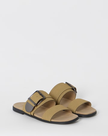 Natasha Buckle Detail Sandals - Extra Wide Fit (EEE)