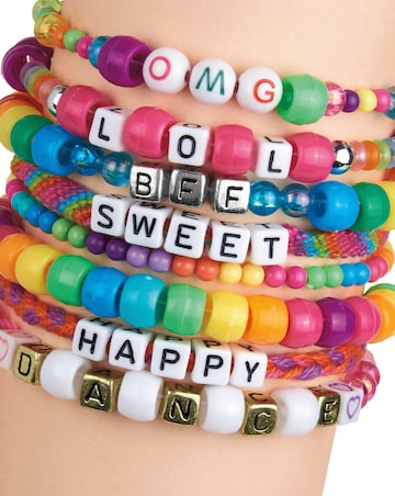 Shimmer 'N' Sparkle ABC Fashion Bead Bracelets