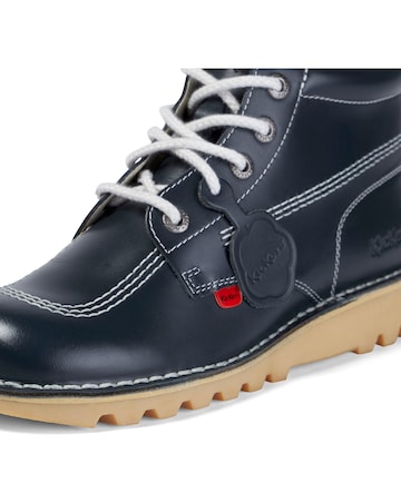 Kickers Core High Leather Boot - Navy